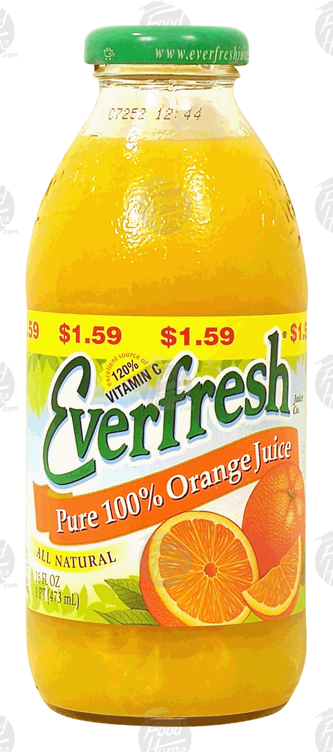 Everfresh  orange juice, 100% Full-Size Picture